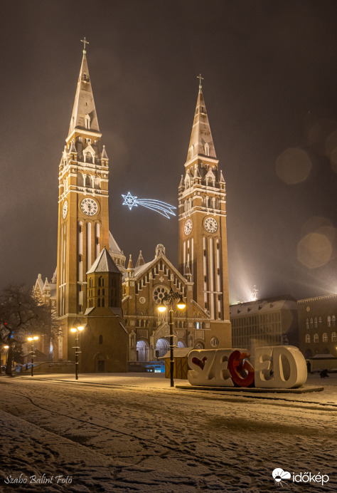 Végre Szegedre is megérkezett az igazi tél