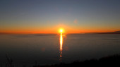Szilveszteri naplemente a Balatonnál 3