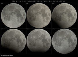 Részleges holdfogyatkozás 2023.10.28.