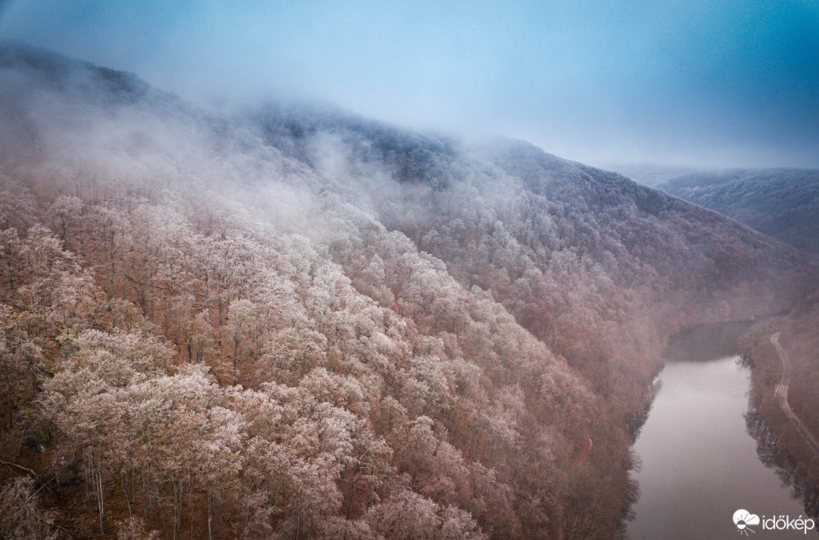 Köd és fagy, Hámori-tó 