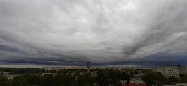 Szegeden is kezd alakulni...a szél viharos