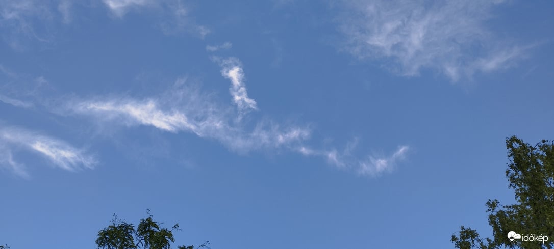 Szárnyaló gólyának álcázott felhő :)