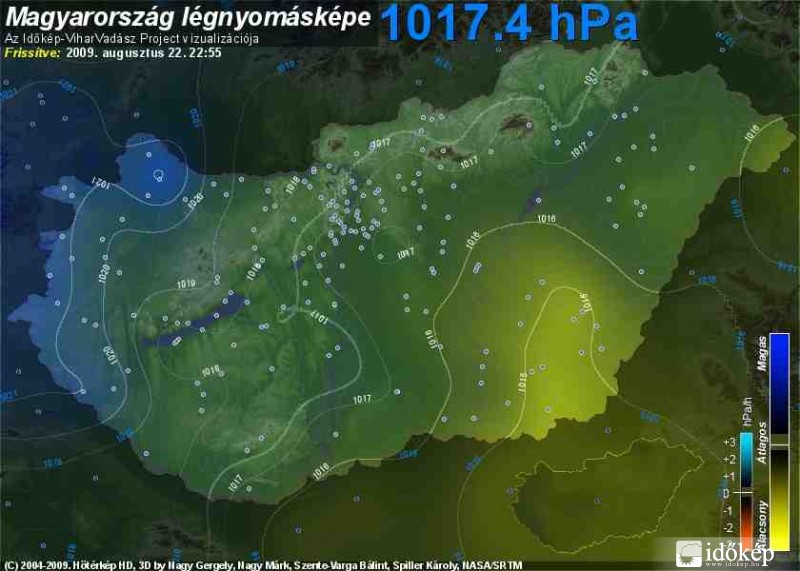 légnyomás térkép Légnyomás emelkedés   Időkép Képtár légnyomás térkép