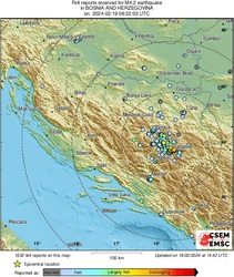 Térkép: EMSC
