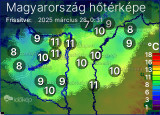 Temperature map