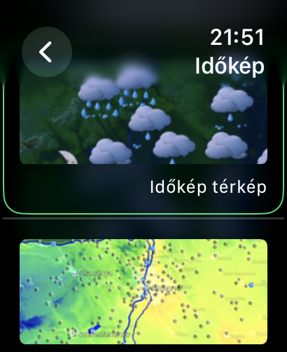 Apple Watch komplikáció választás