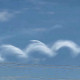 Kelvin-Helmholtz felhő hullámzott északnyugaton