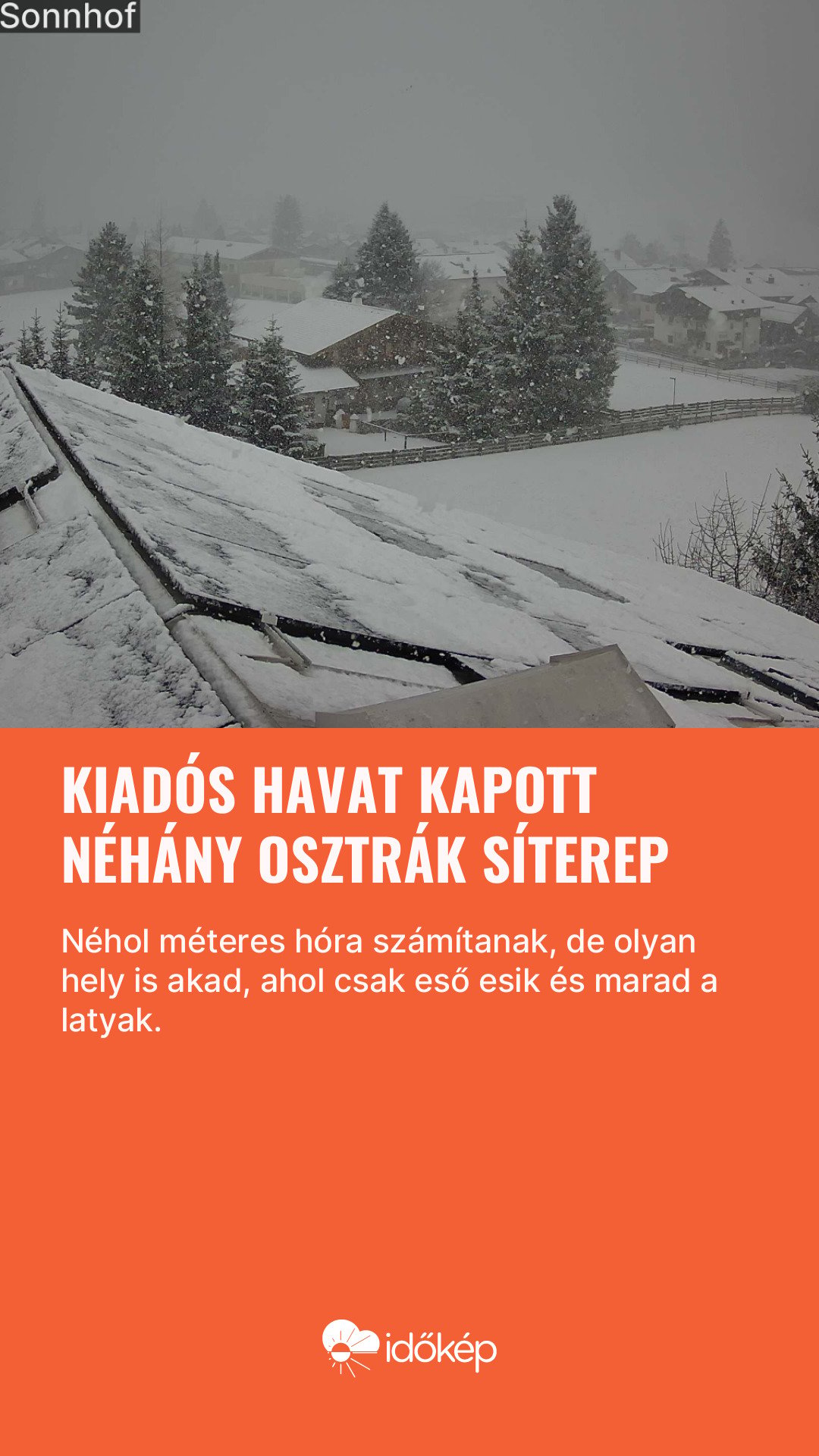 Kiadós havat kapott néhány osztrák síterep