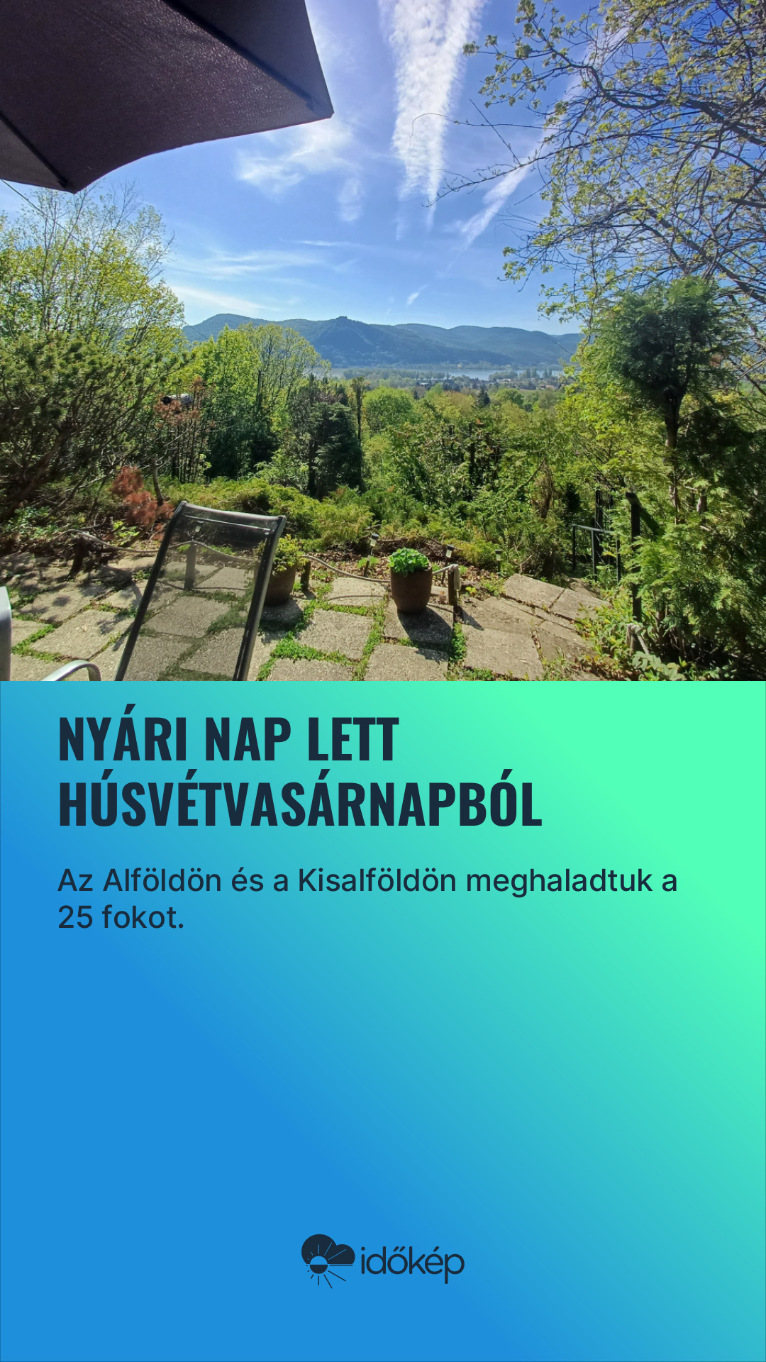 Nyári nap lett húsvétvasárnapból