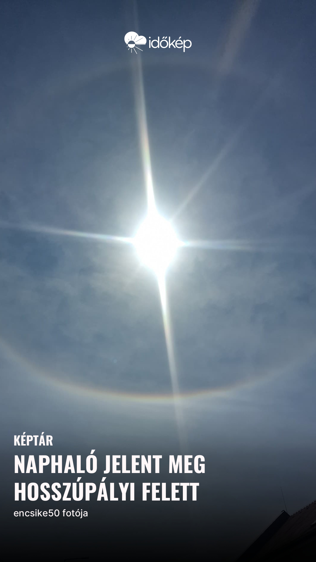 Naphaló jelent meg Hosszúpályi felett