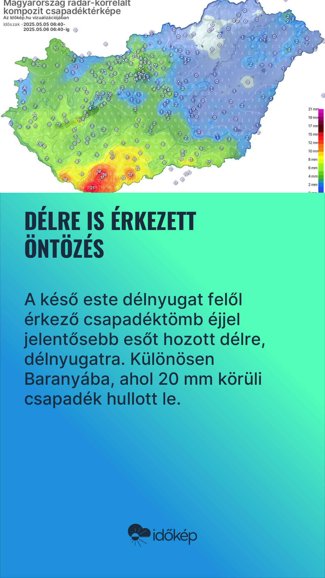 Délre is érkezett öntözés