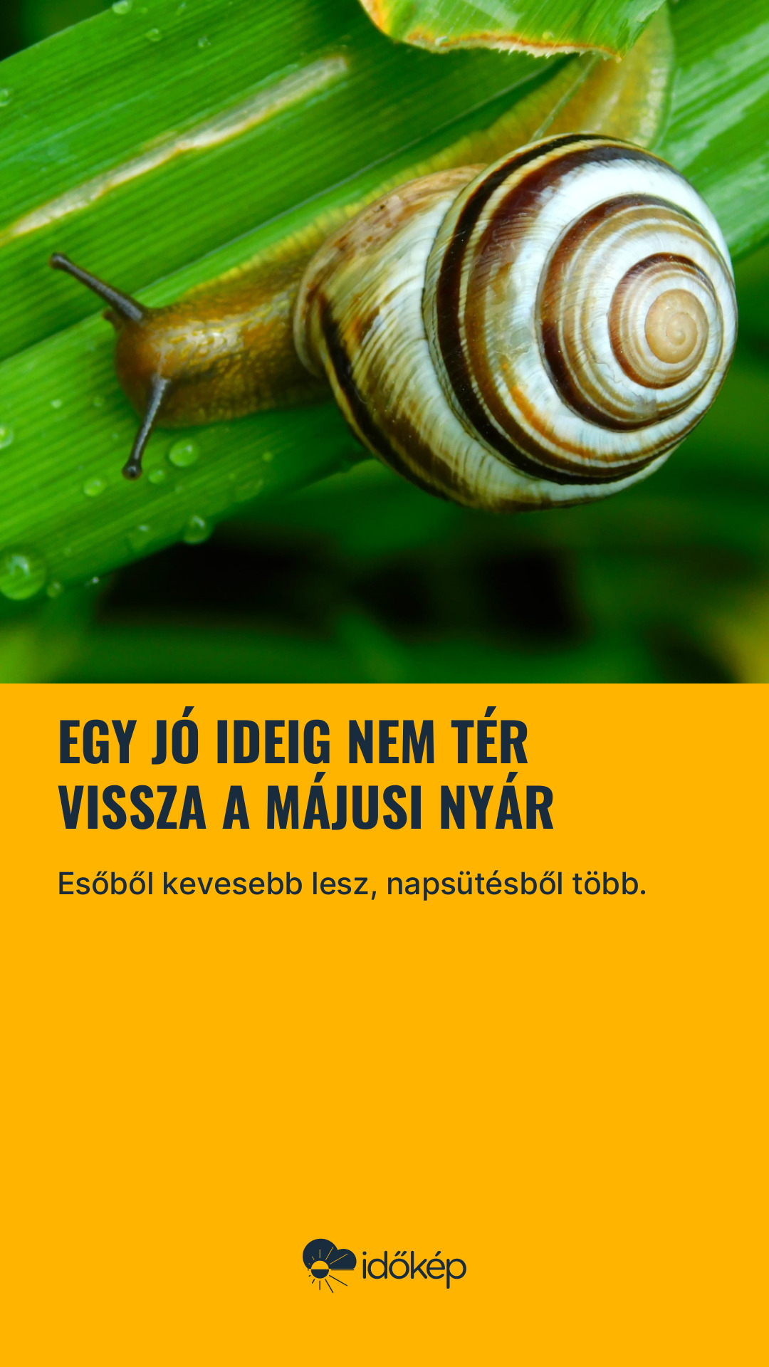 Egy jó ideig nem tér vissza a májusi nyár