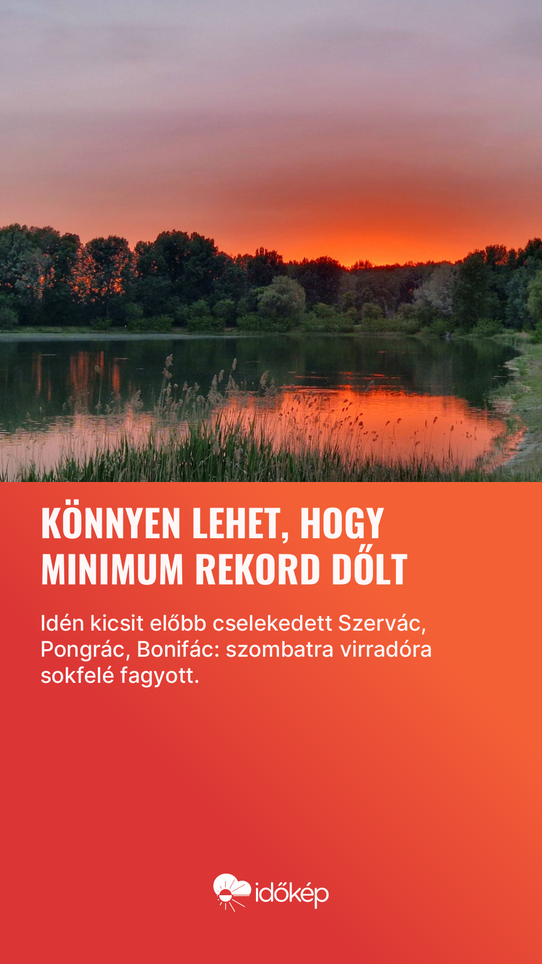 Könnyen lehet, hogy minimum rekord dőlt