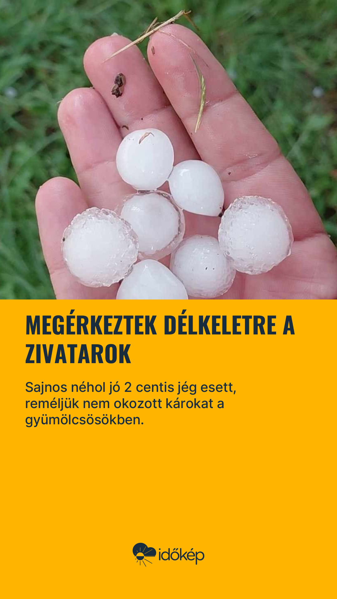 Megérkeztek délkeletre a zivatarok