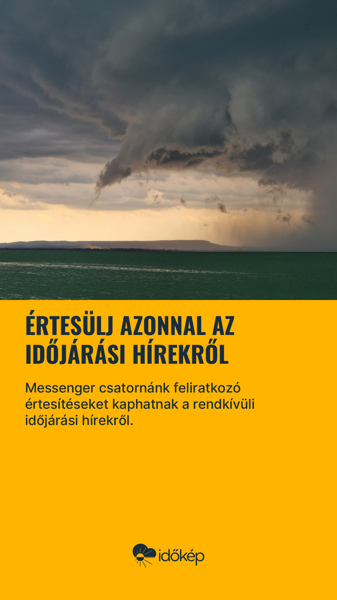 Értesülj azonnal az időjárási hírekről