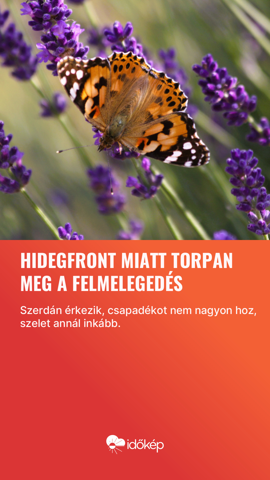 Hidegfront miatt torpan meg a felmelegedés