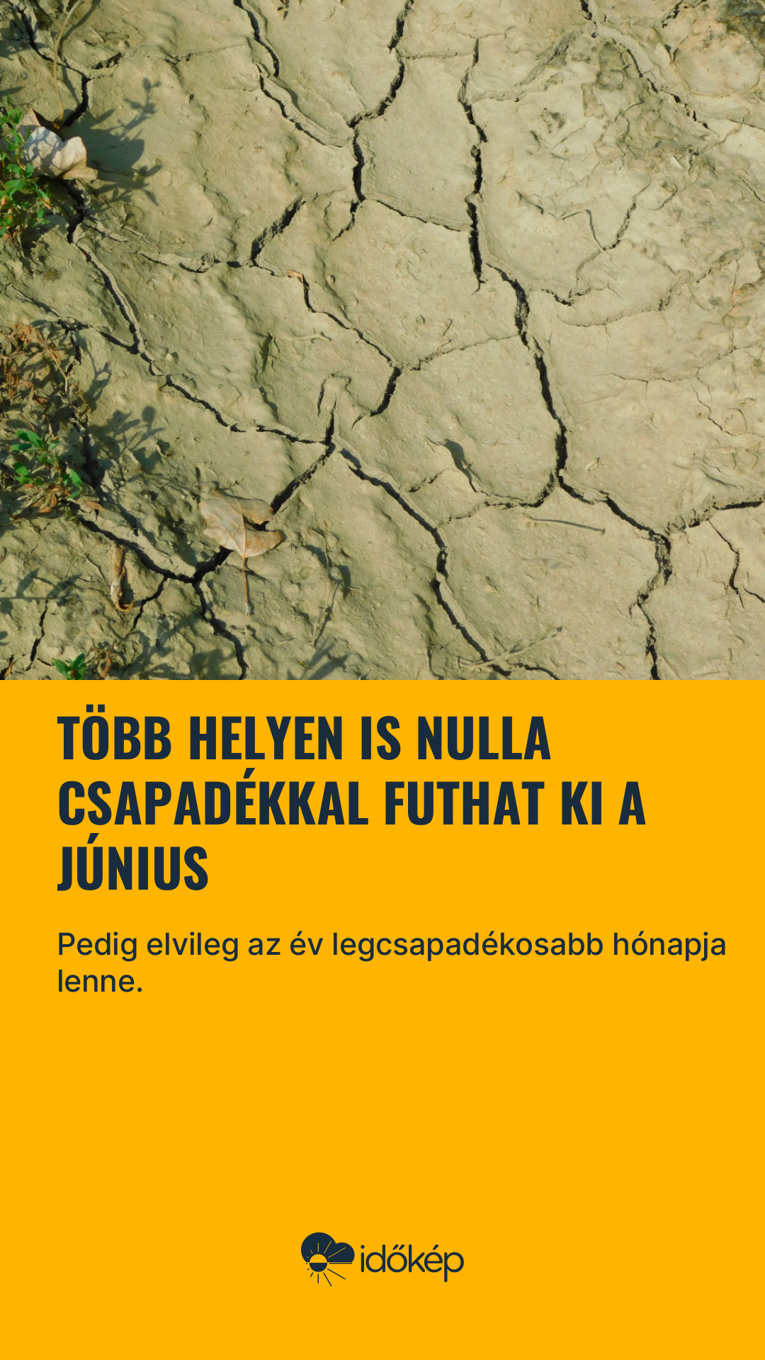 Több helyen is nulla csapadékkal futhat ki a június