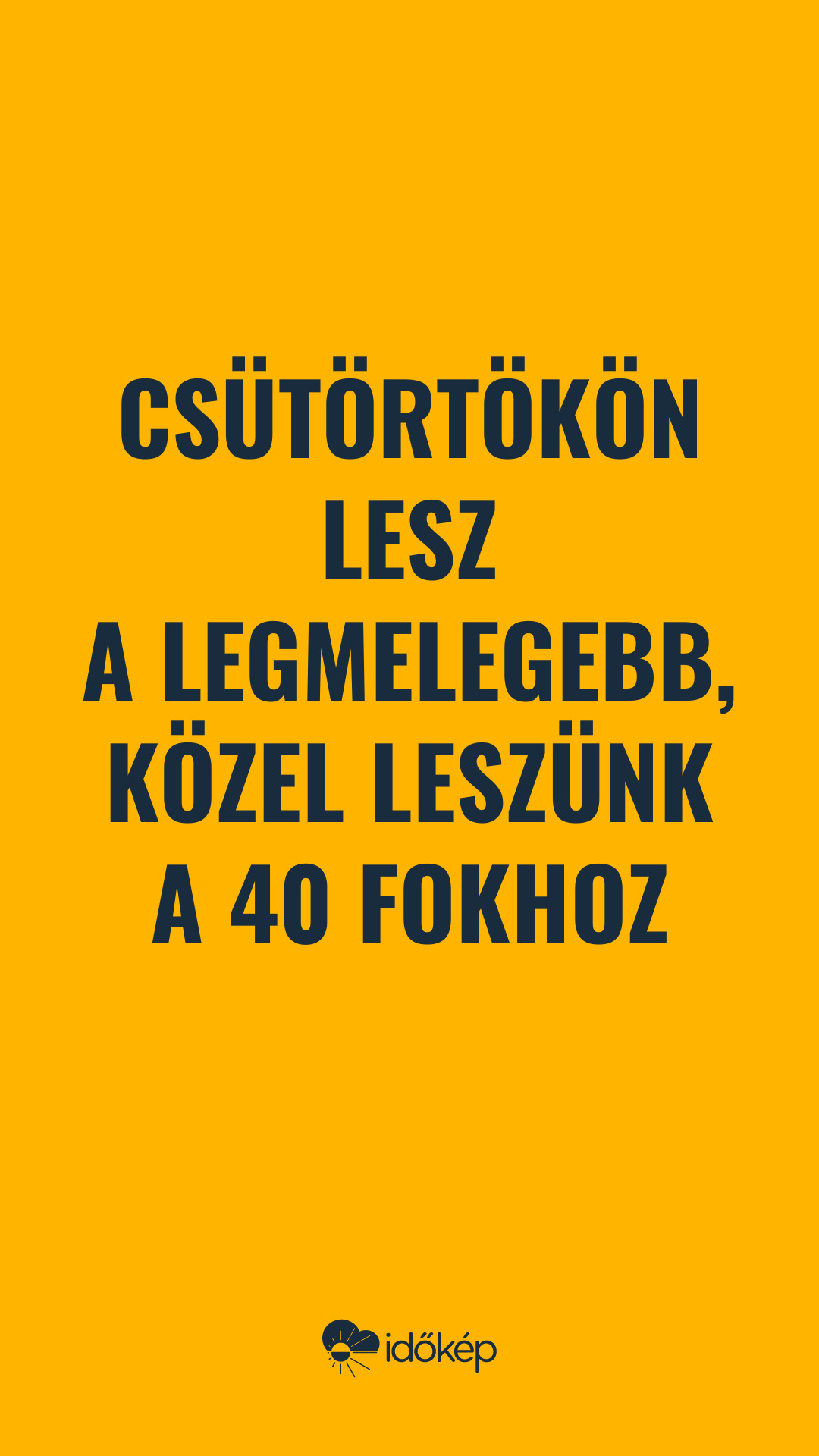 Csütörtökön lesz a legmelegebb, közel leszünk a 40 fokhoz