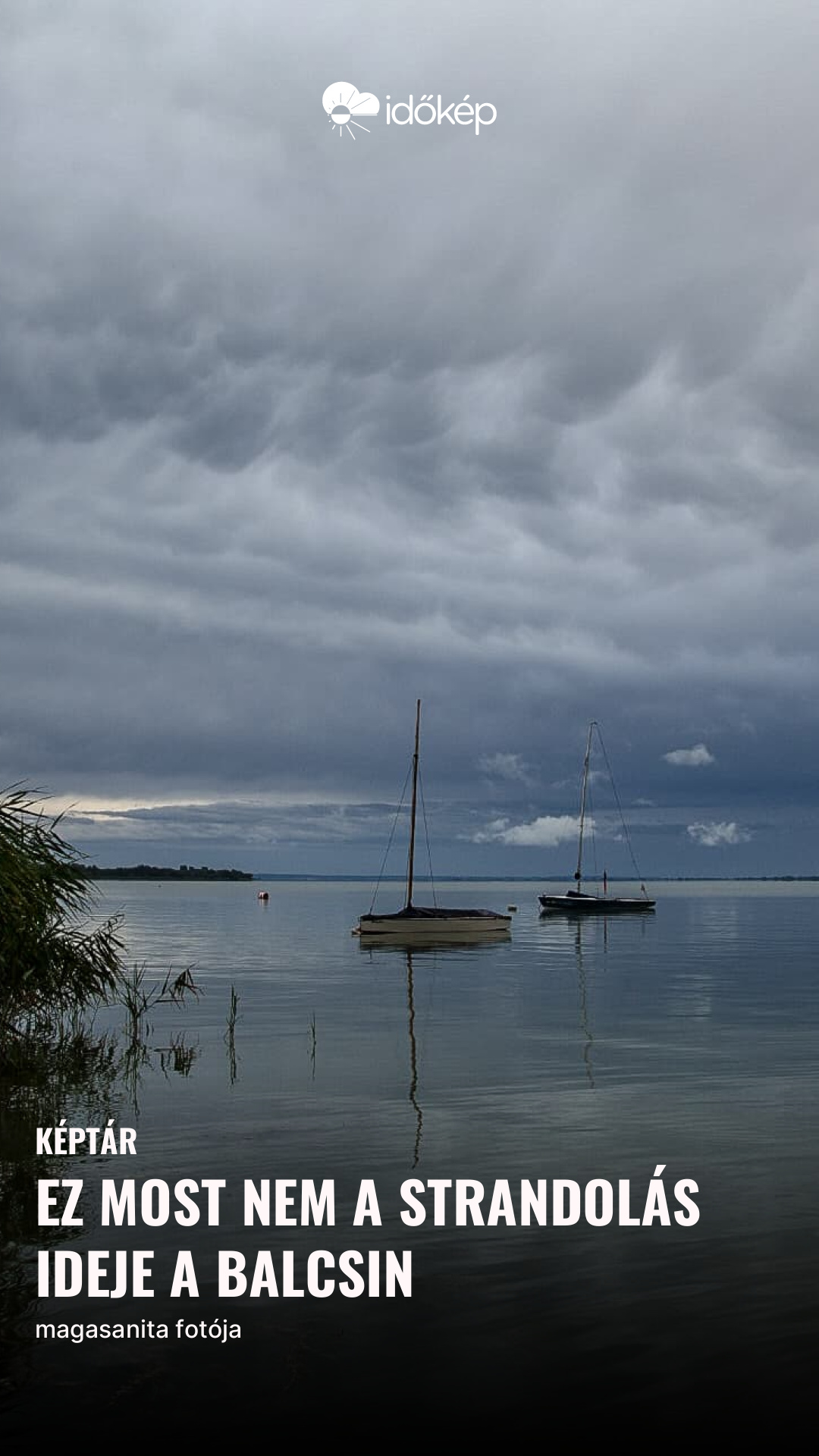Ez most nem a strandolás ideje a Balcsin
