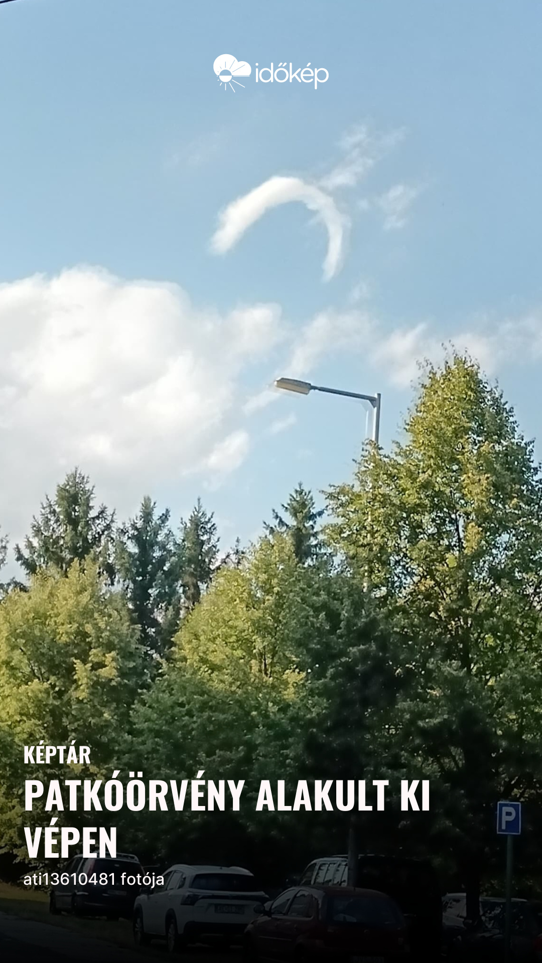 Patkóörvény alakult ki Vépen
