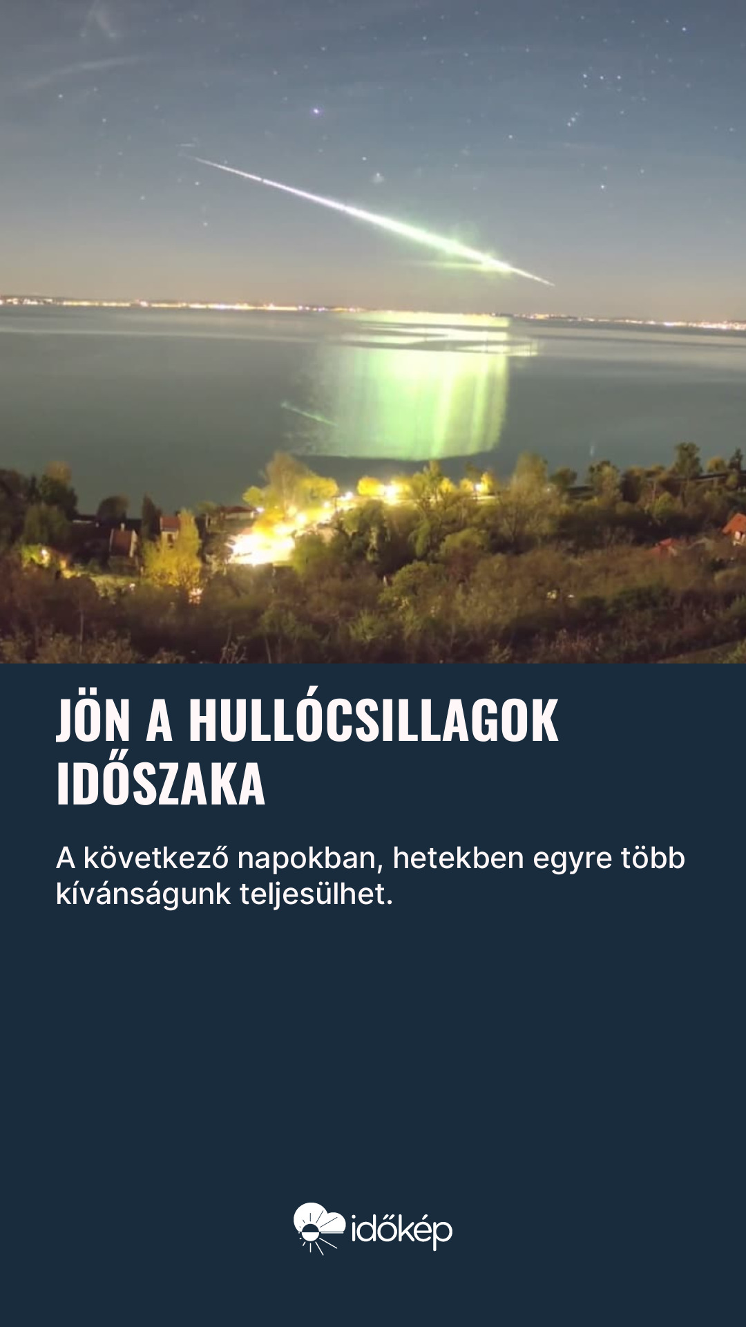 Jön a hullócsillagok időszaka