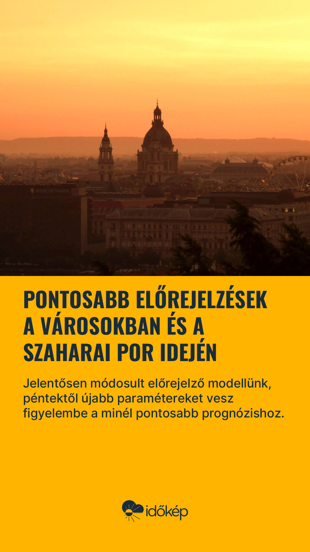 Pontosabb előrejelzések a városokban és a szaharai por idején
