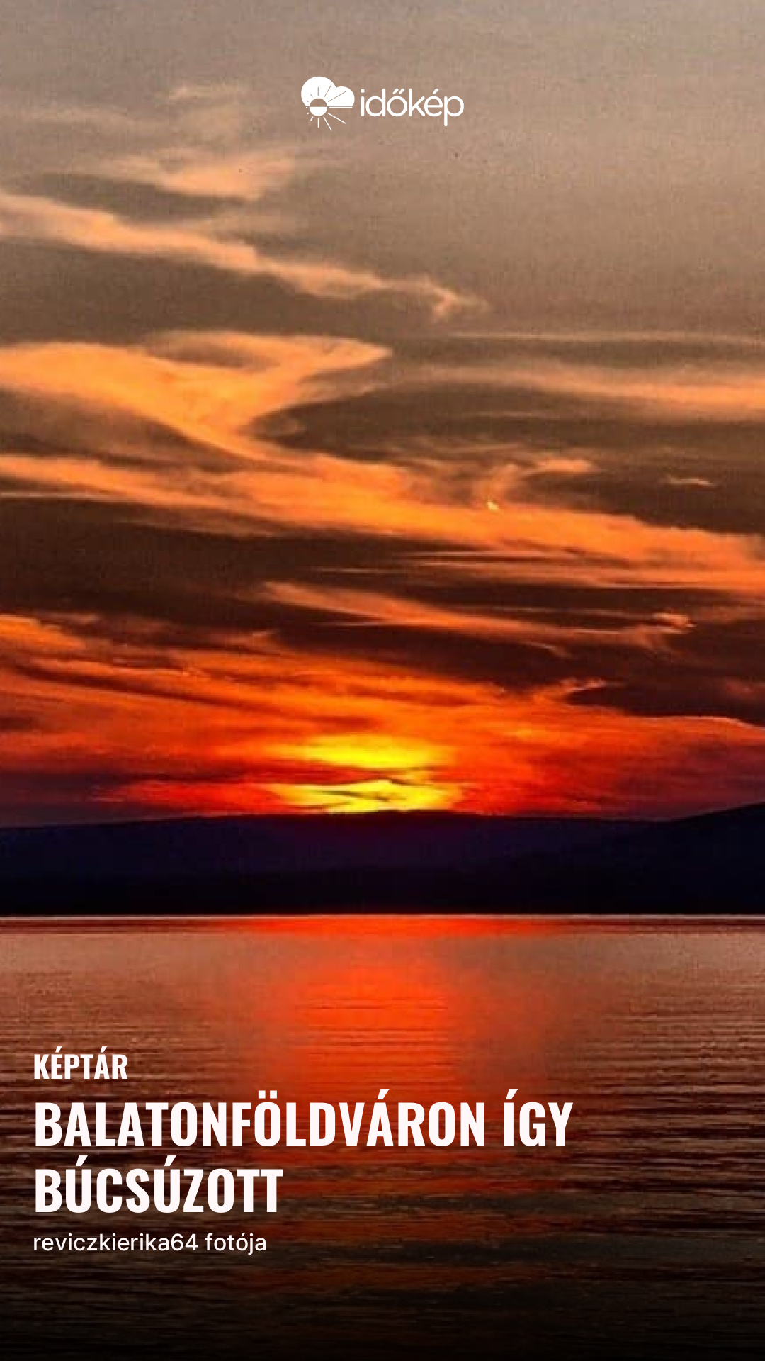 Balatonföldváron így búcsúzott