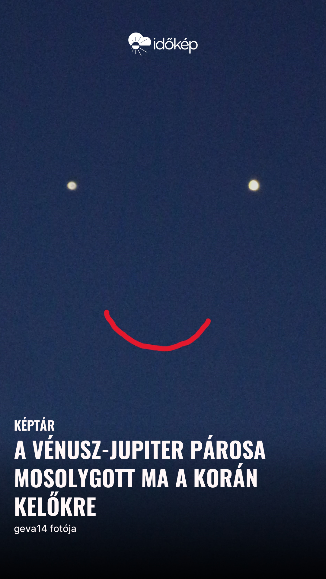 A Vénusz-Jupiter párosa mosolygott ma a korán kelőkre