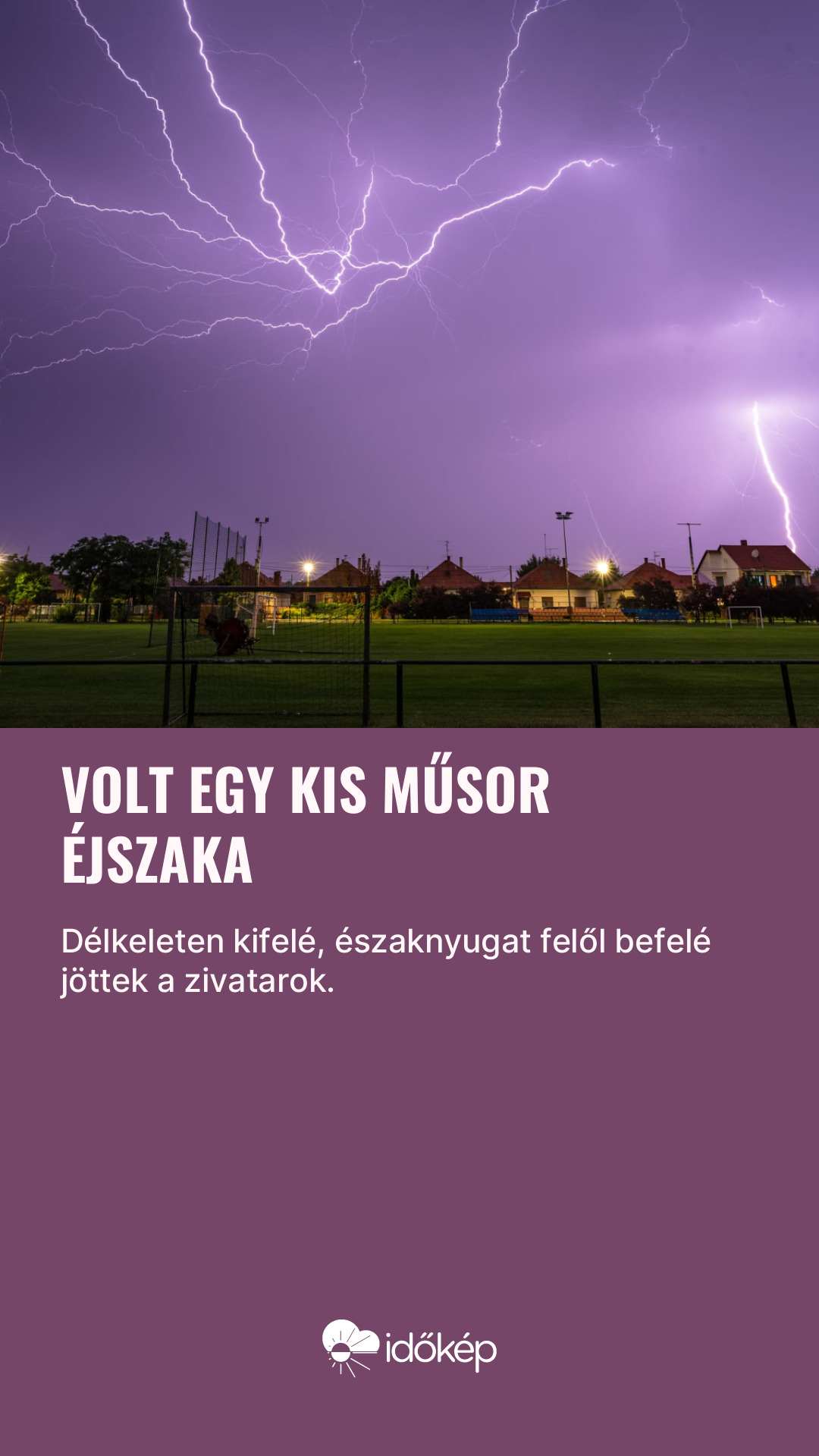 Volt egy kis műsor éjszaka