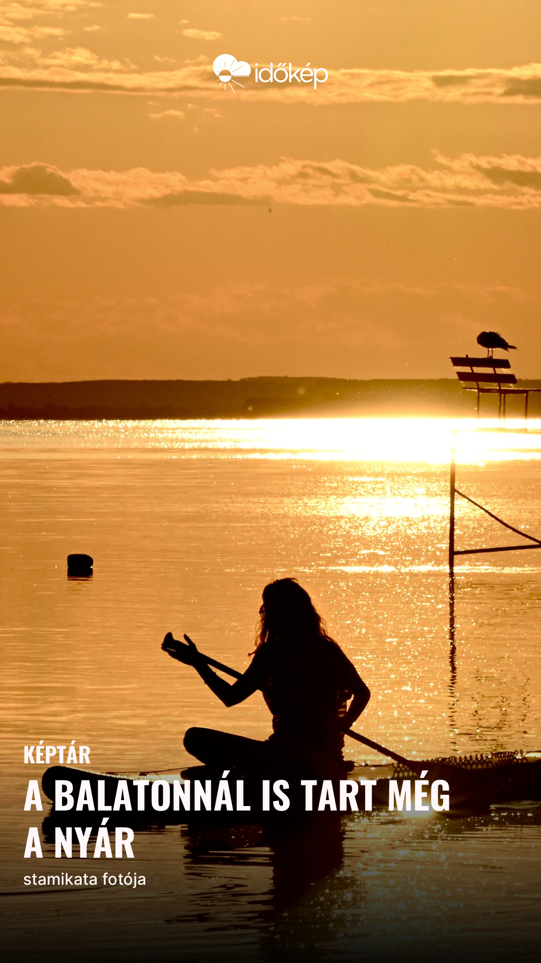 A Balatonnál is tart még a nyár