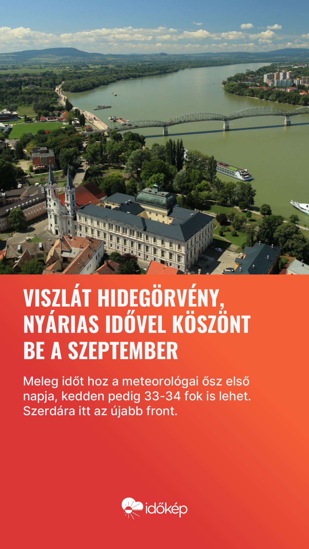 Viszlát hidegörvény, nyárias idővel köszönt be a szeptember
