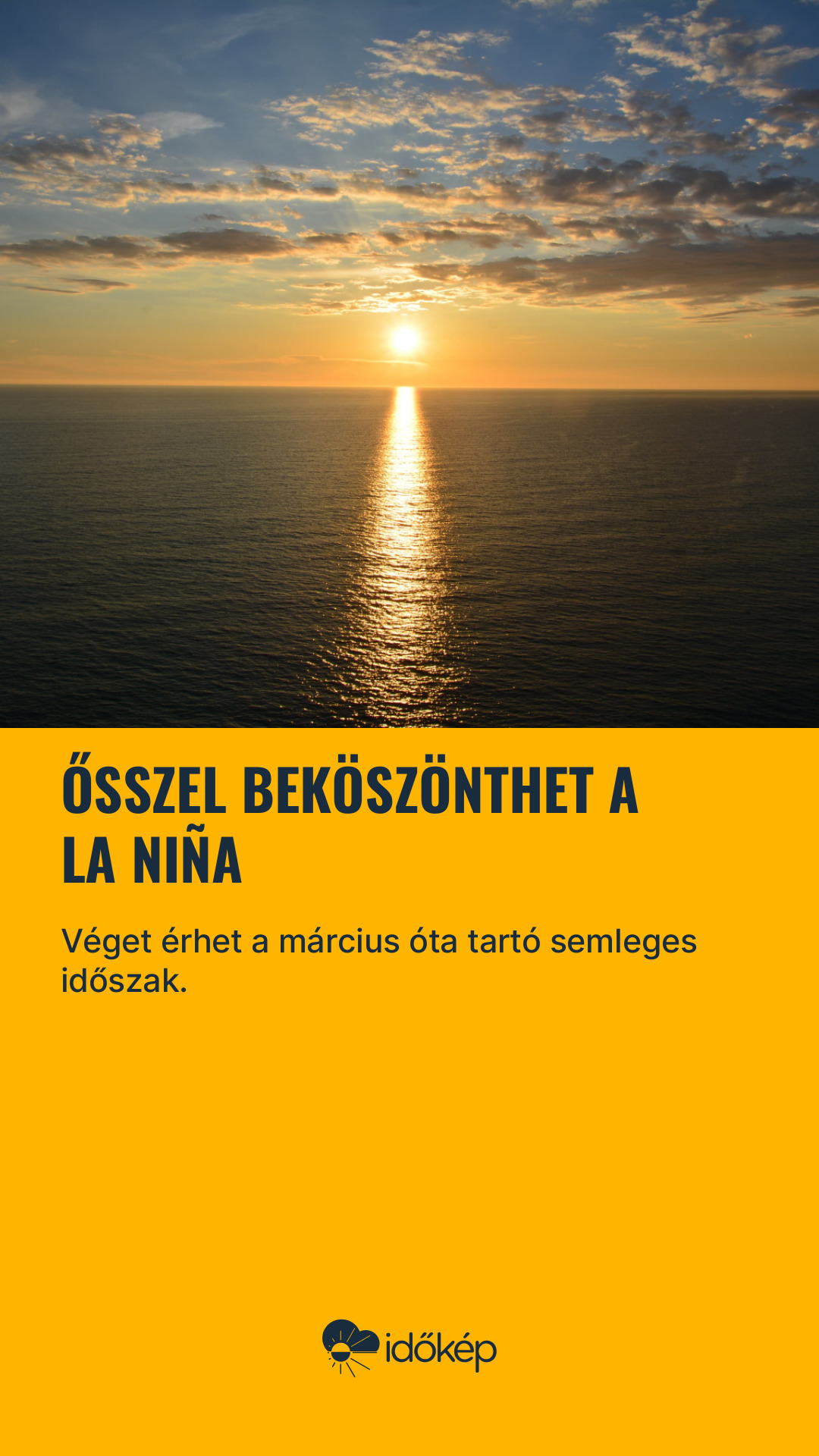Ősszel beköszönthet a La Niña