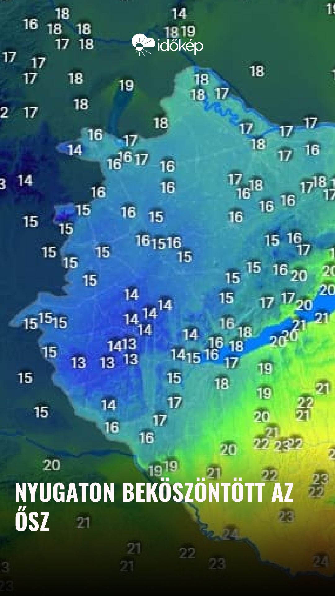 Nyugaton beköszöntött az ősz