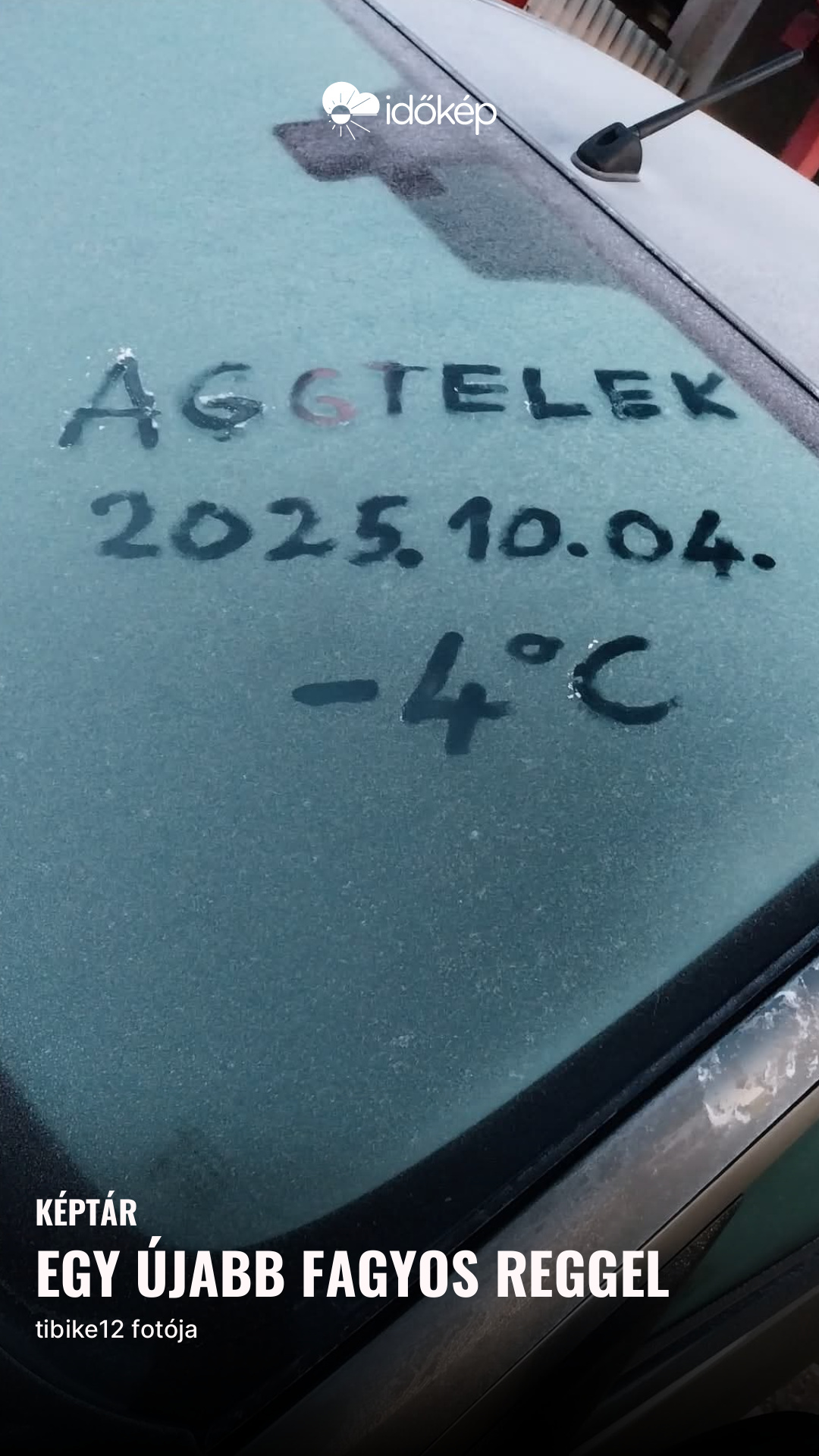 Egy újabb fagyos reggel