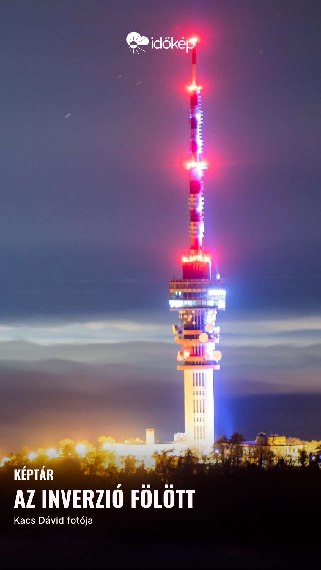 Az inverzió fölött