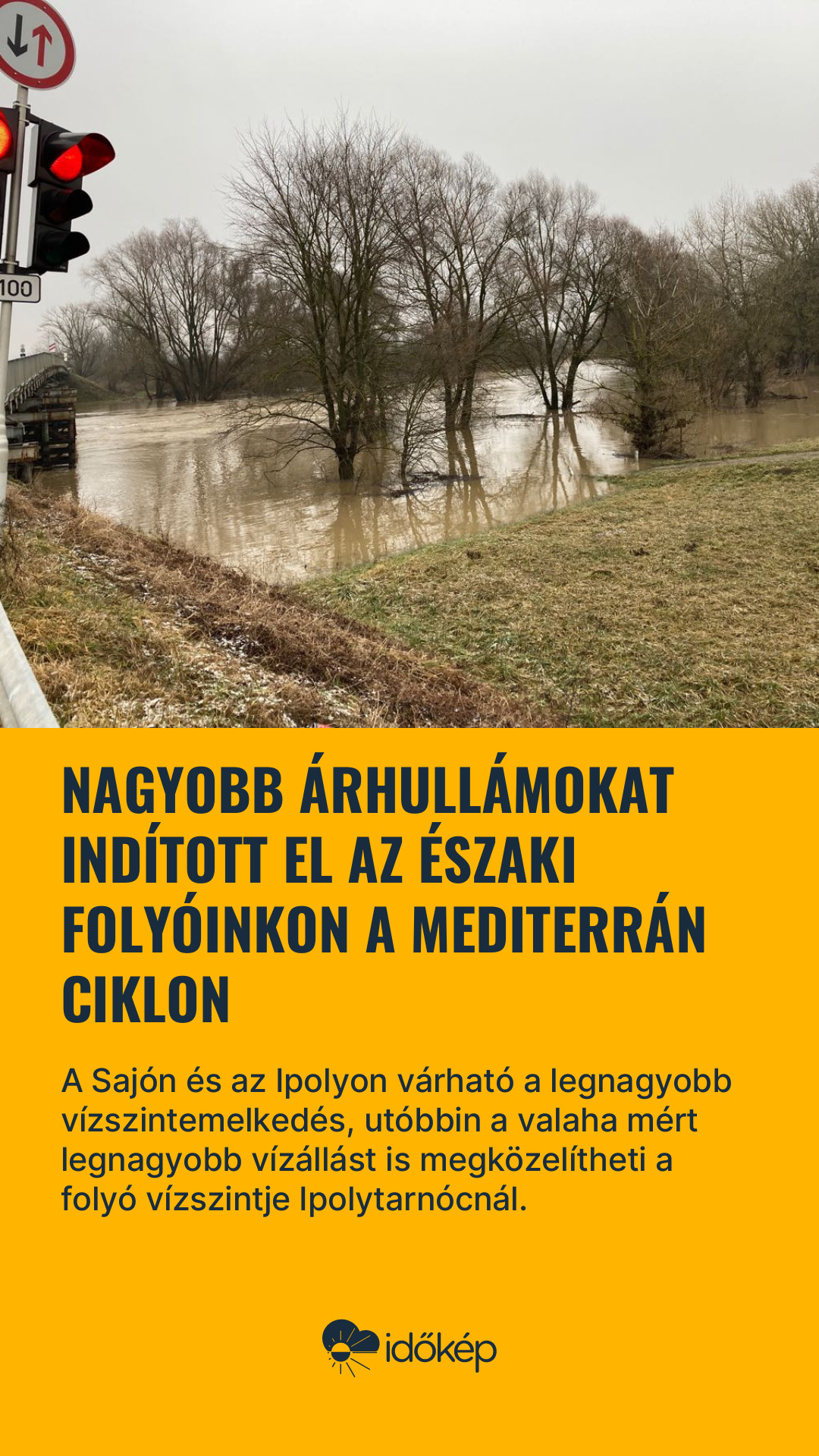 Nagyobb árhullámokat indított el az északi folyóinkon a mediterrán ciklon