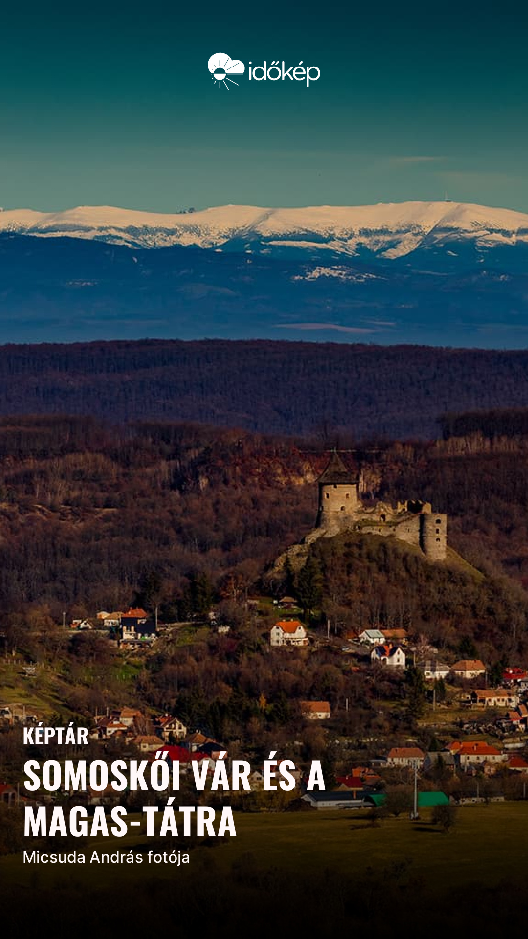 Somoskői vár és a Magas-Tátra