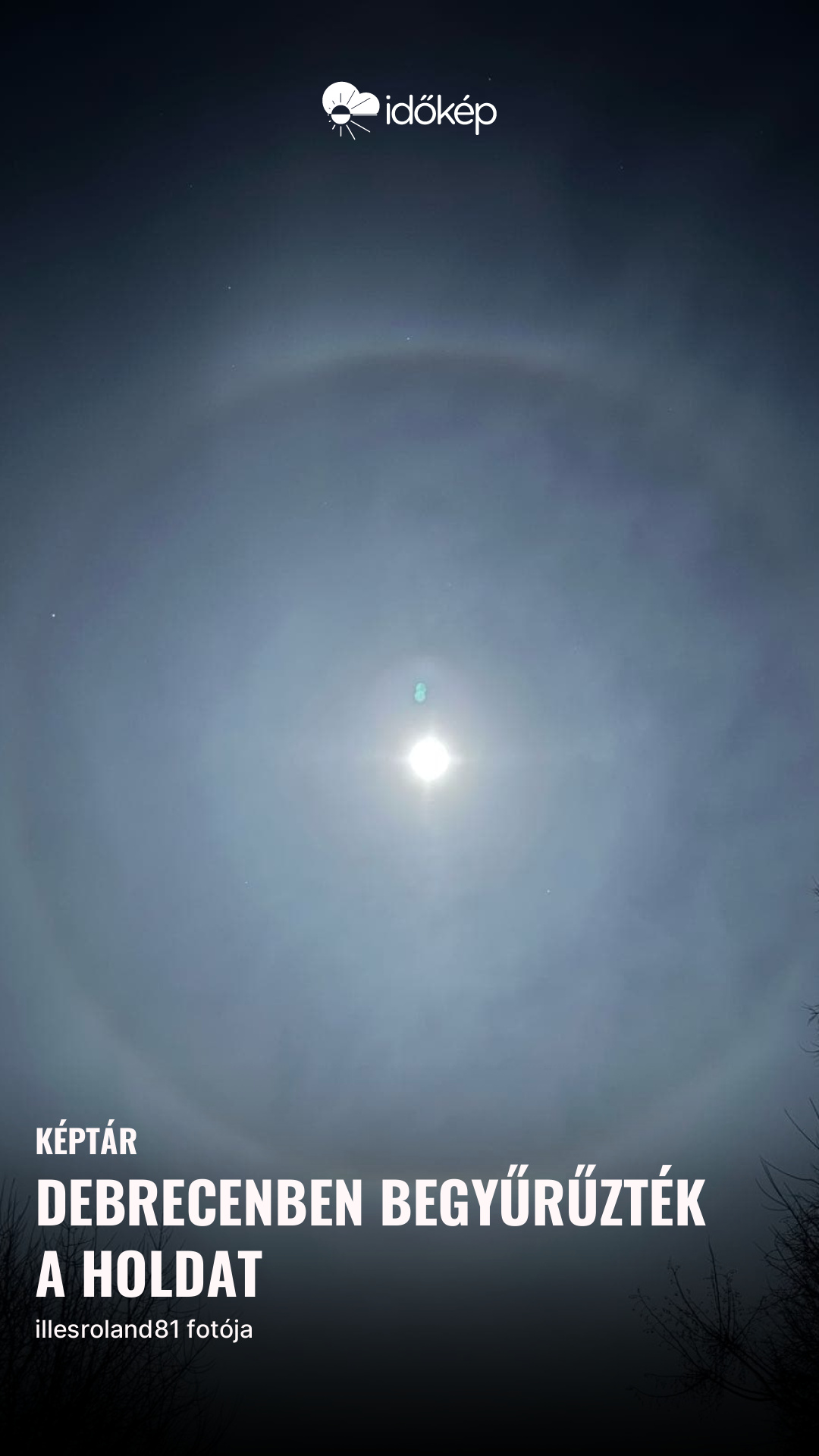 Debrecenben begyűrűzték a holdat