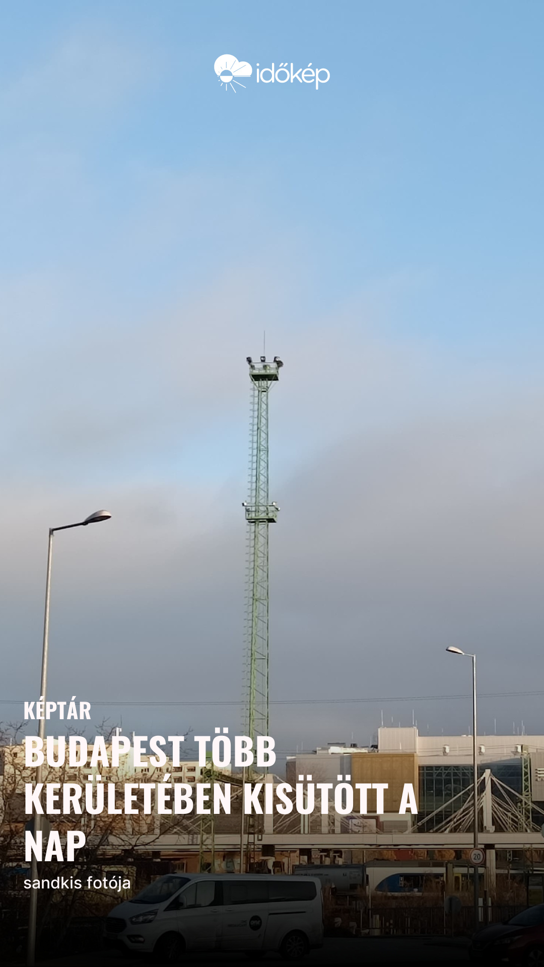 Budapest több kerületében kisütött a nap