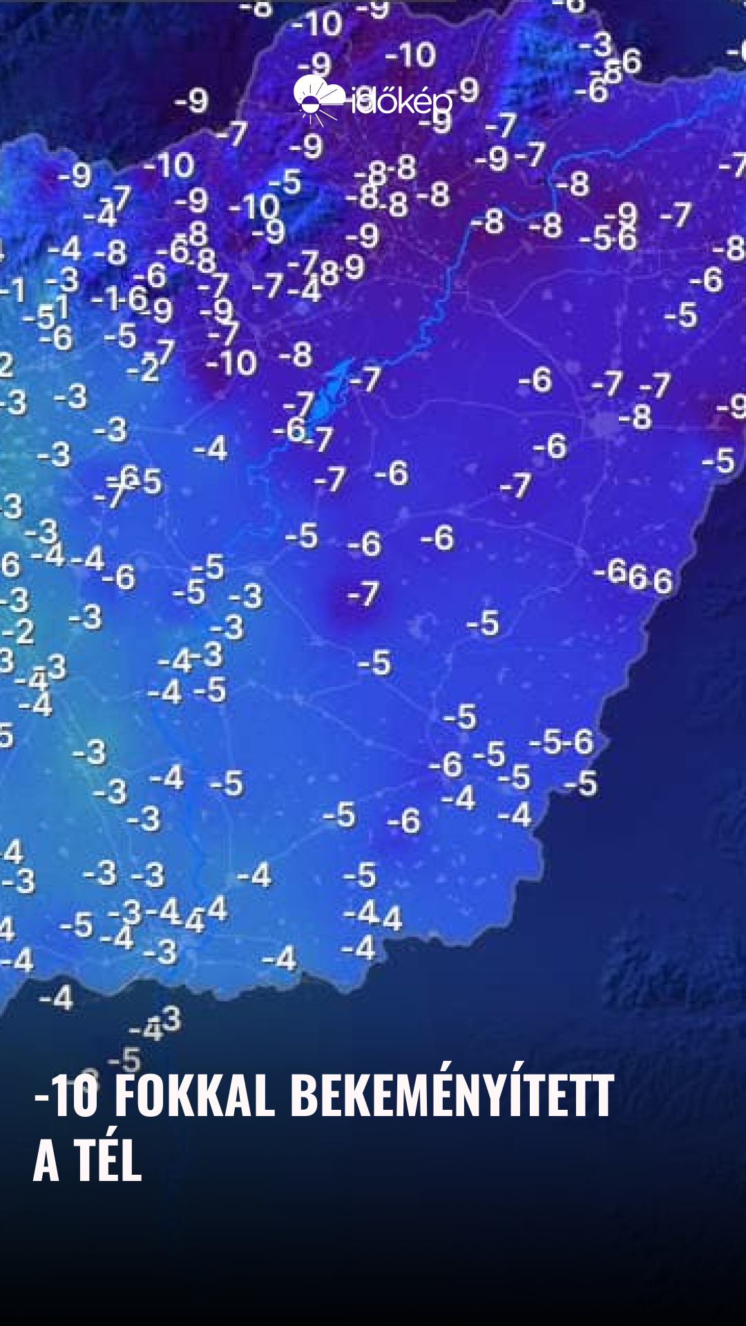 -10 fokkal bekeményített a tél
