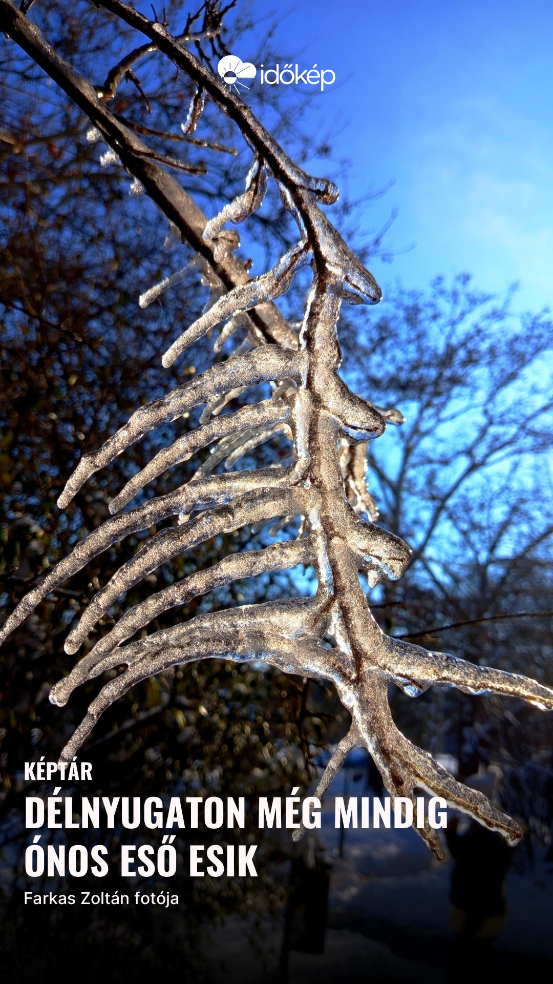 délnyugaton még mindig ónos eső esik