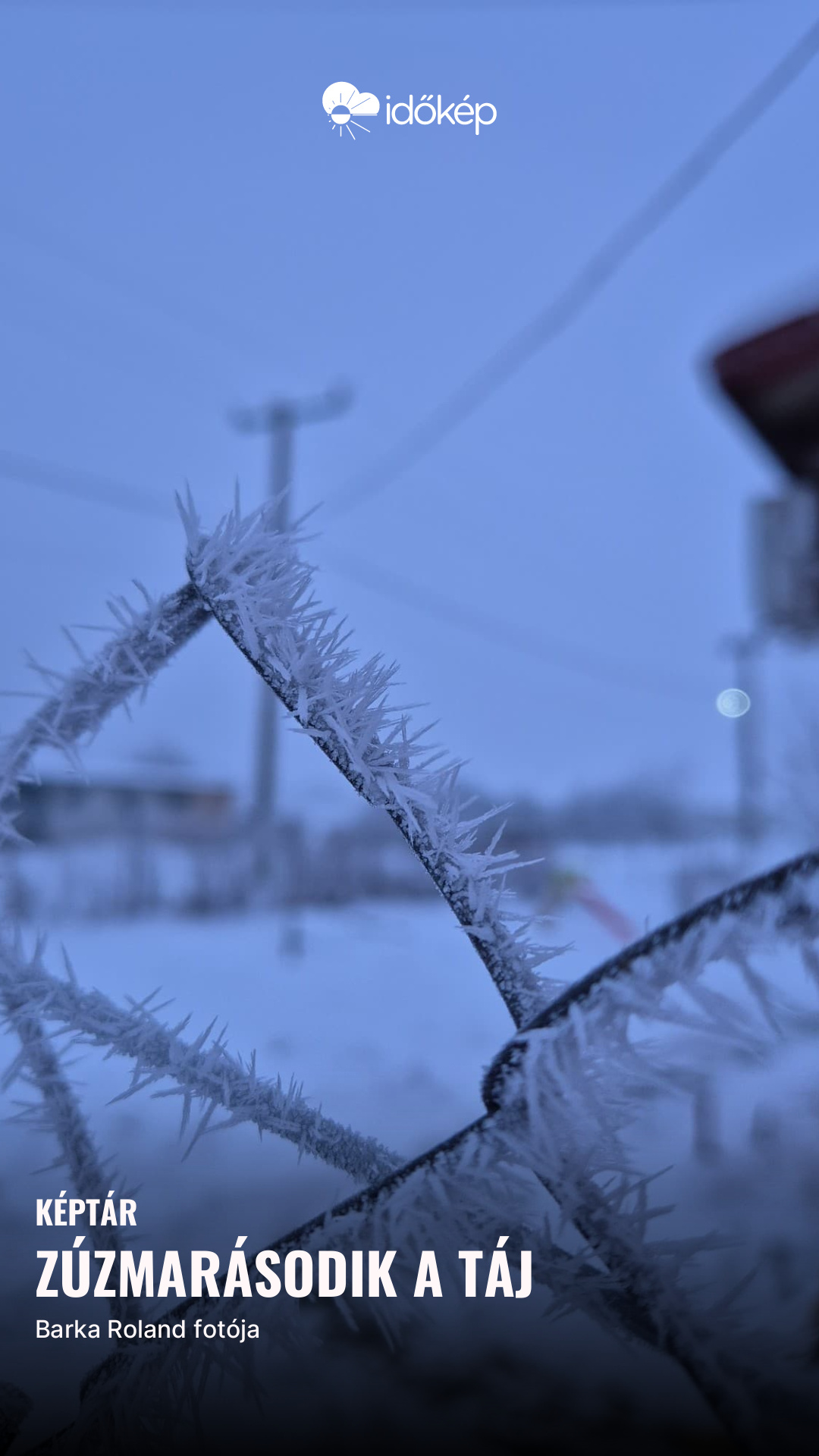 zúzmarásodik a táj