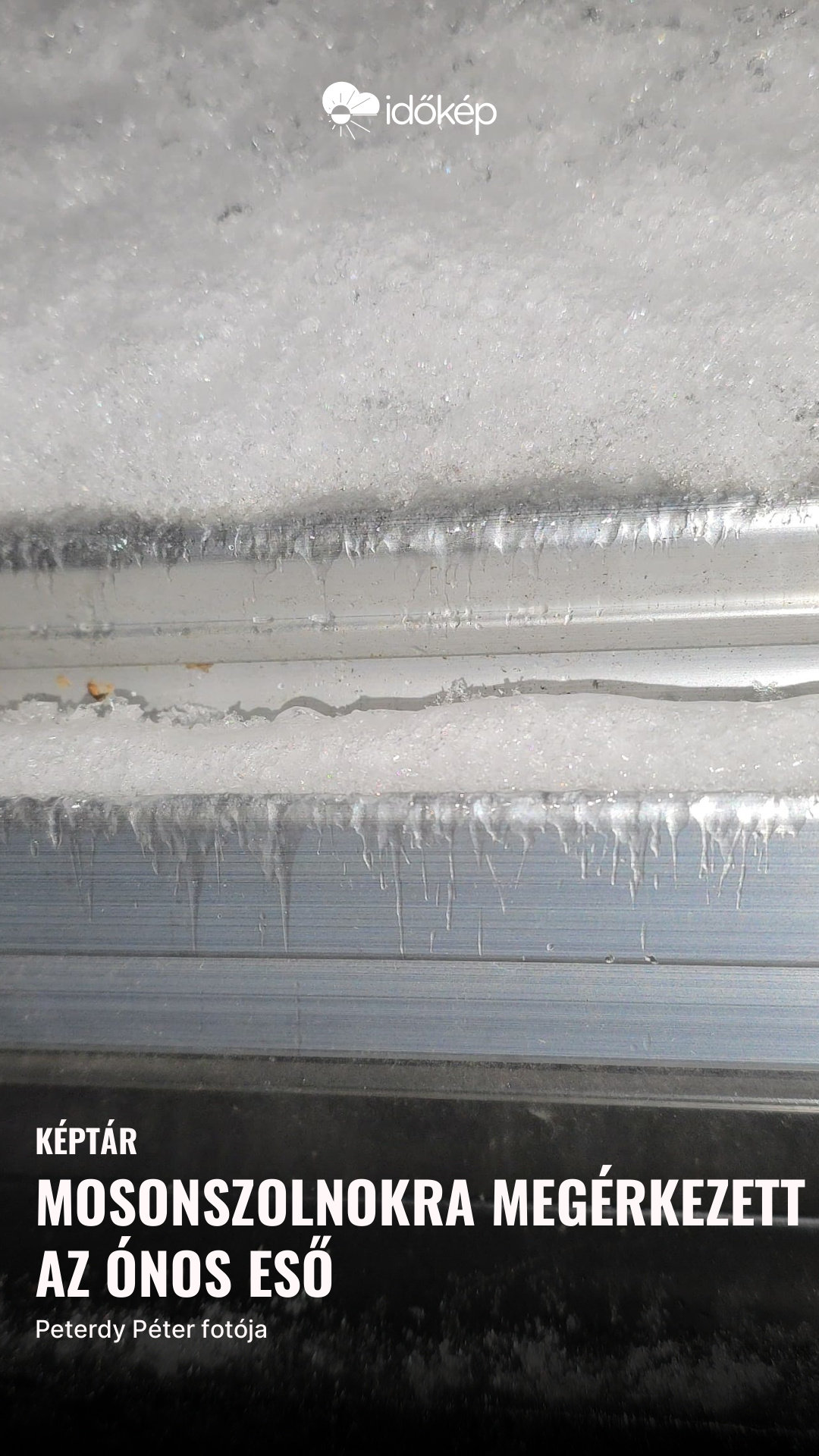 Mosonszolnokra megérkezett az ónos eső