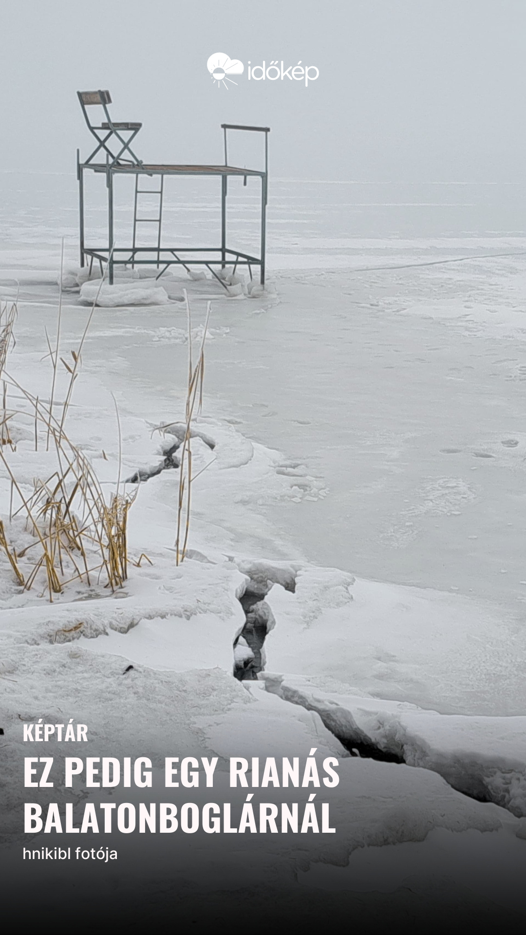 Ez pedig egy rianás Balatonboglárnál