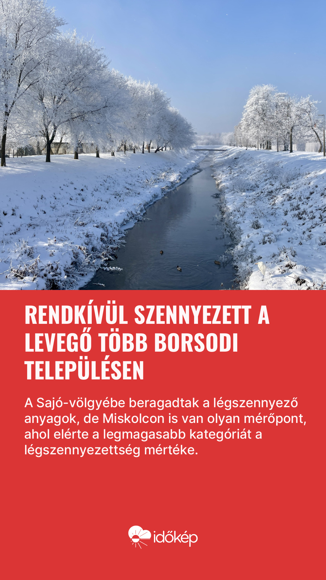 Rendkívül szennyezett a levegő több borsodi településen