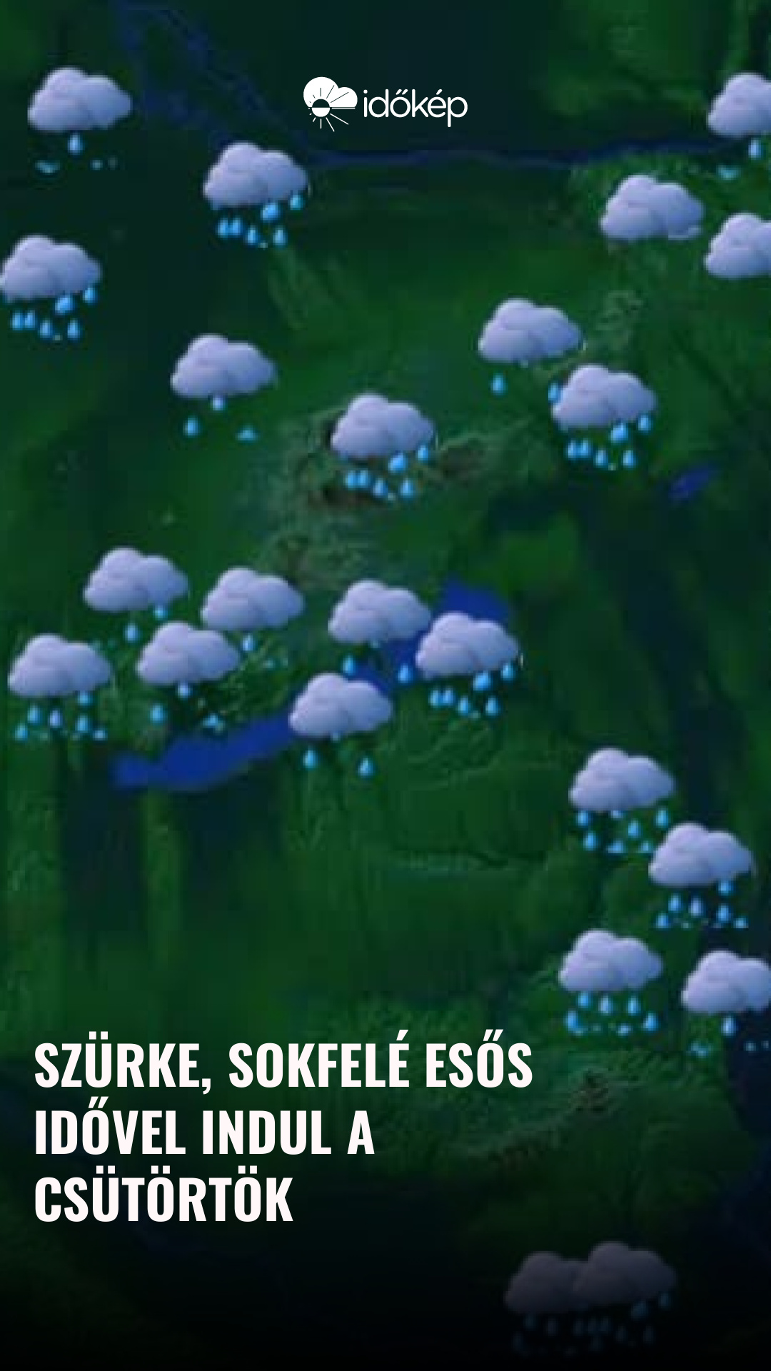 Szürke, sokfelé esős idővel indul a csütörtök