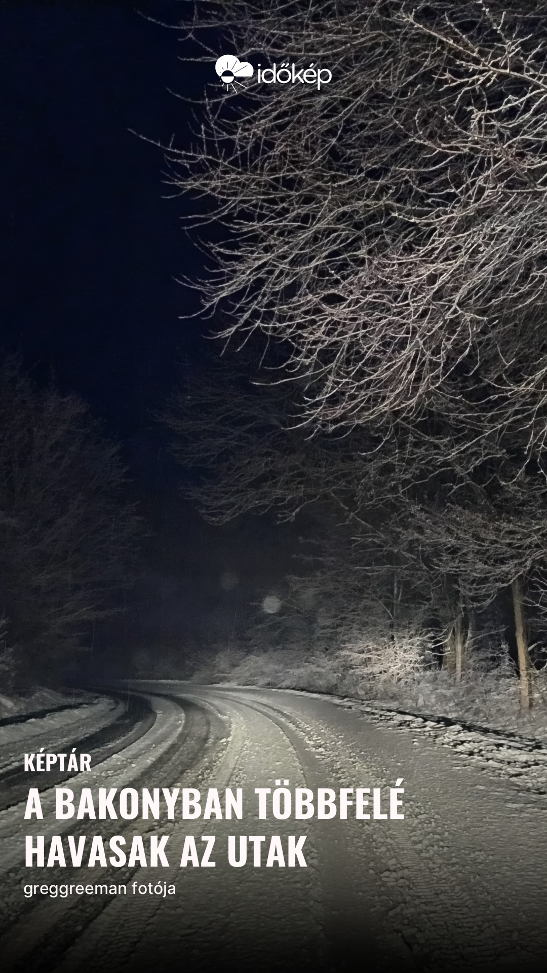 A Bakonyban többfelé havasak az utak