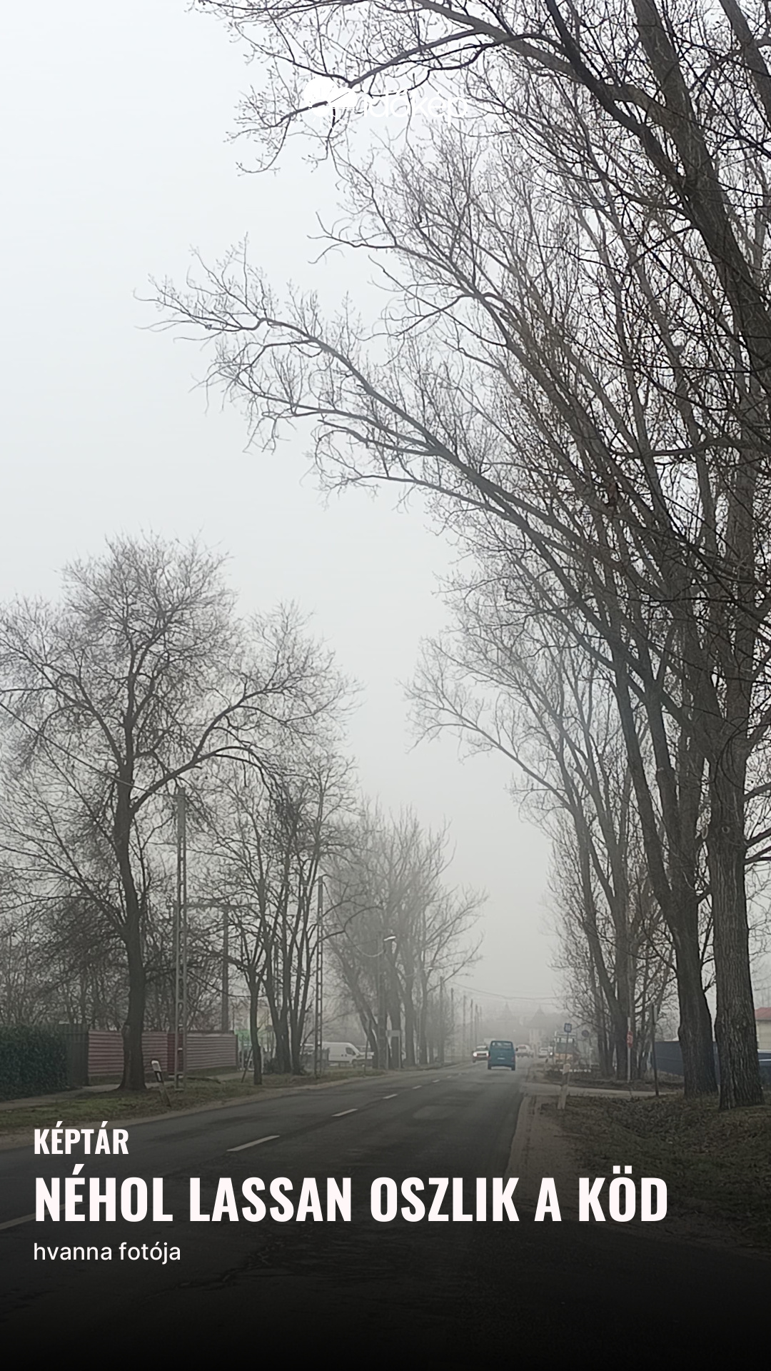 néhol lassan oszlik a köd