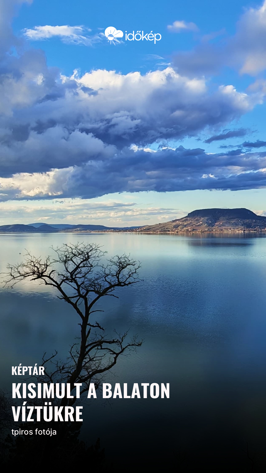 Kisimult a Balaton víztükre