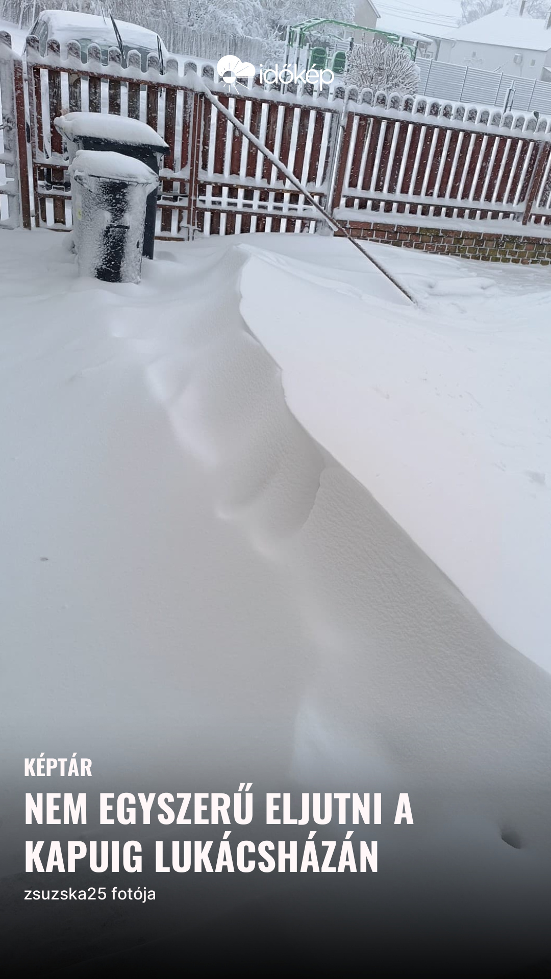 Nem egyszerű eljutni a kapuig Lukácsházán